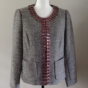 Dana Buchman Tweed Fully Lined Jacket
